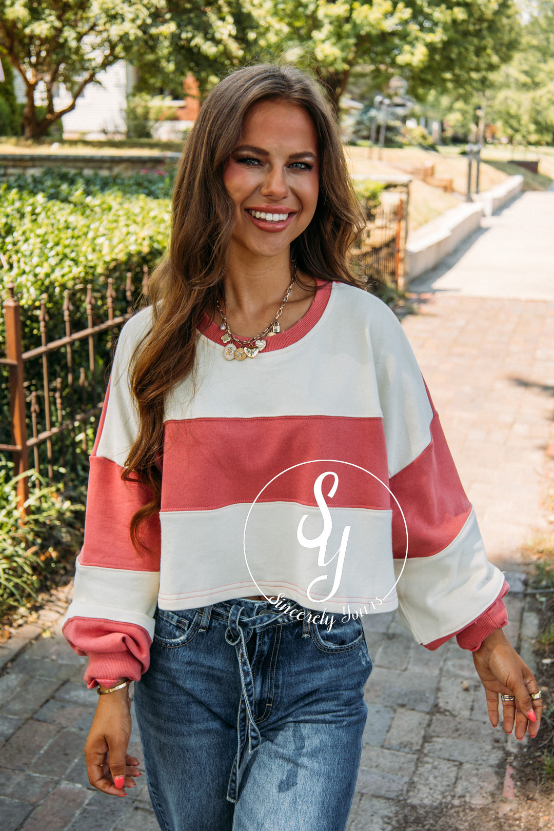 Shayla Top - Red Ivory