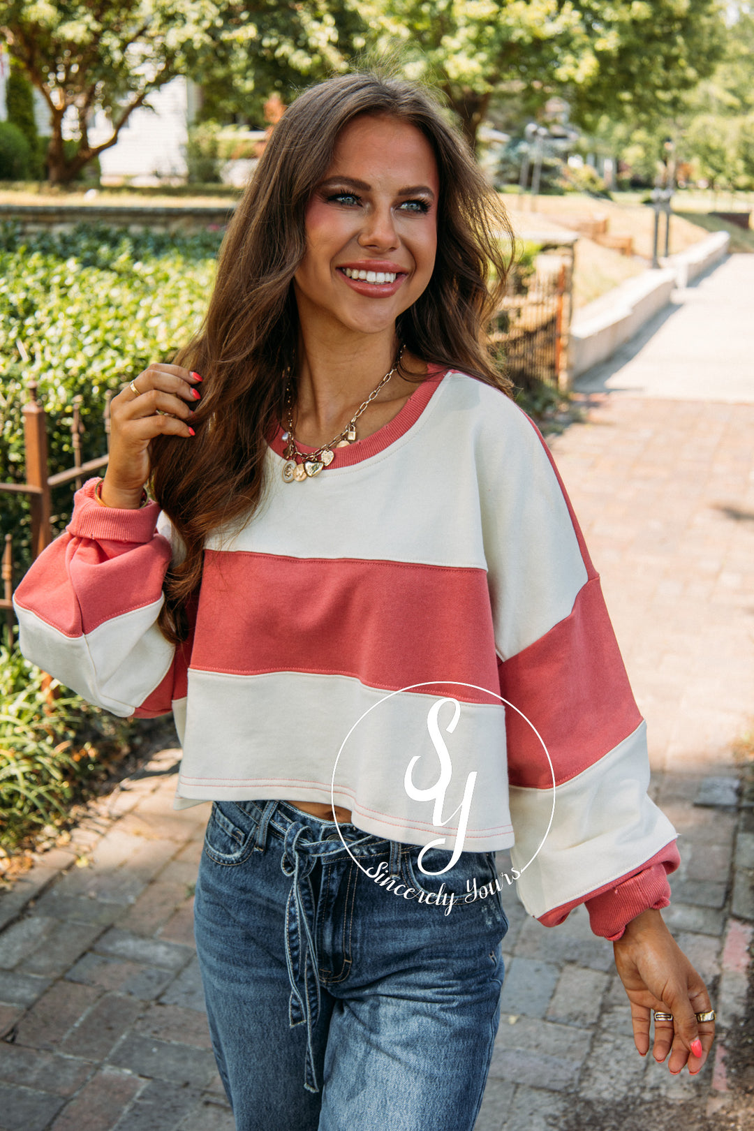 Shayla Top - Red Ivory