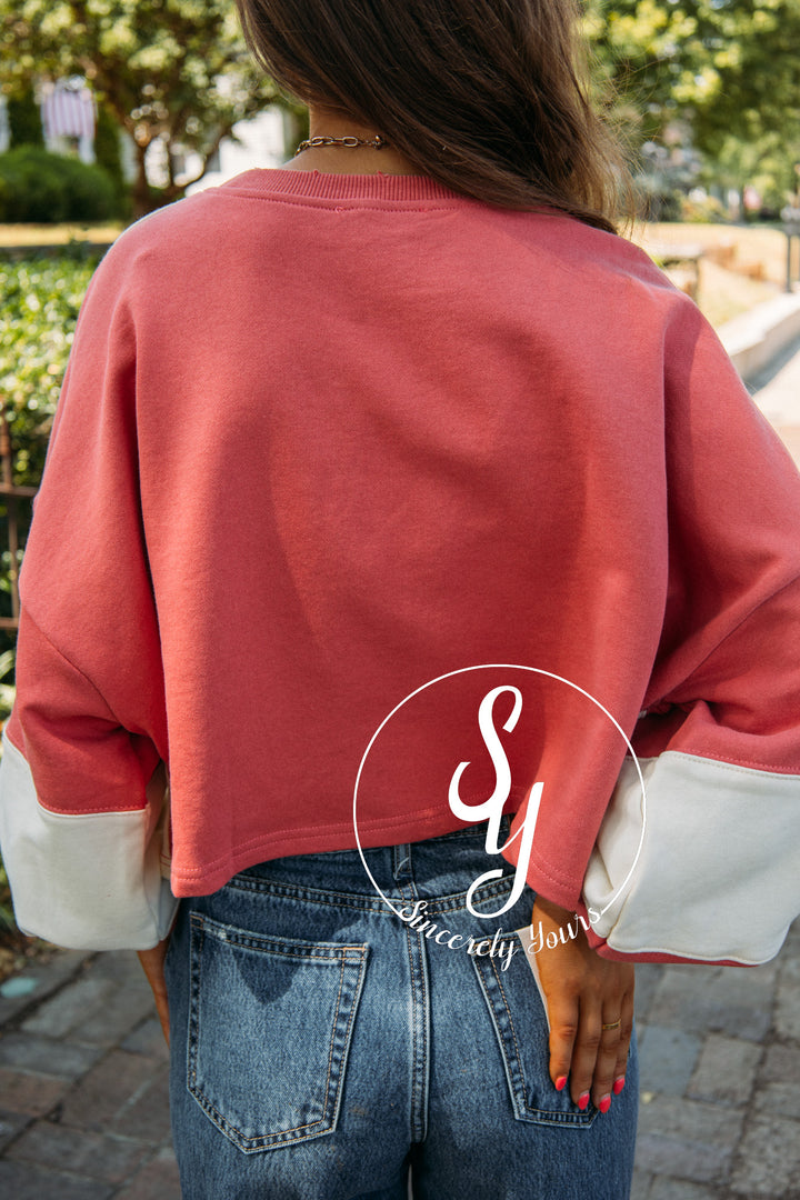 Shayla Top - Red Ivory