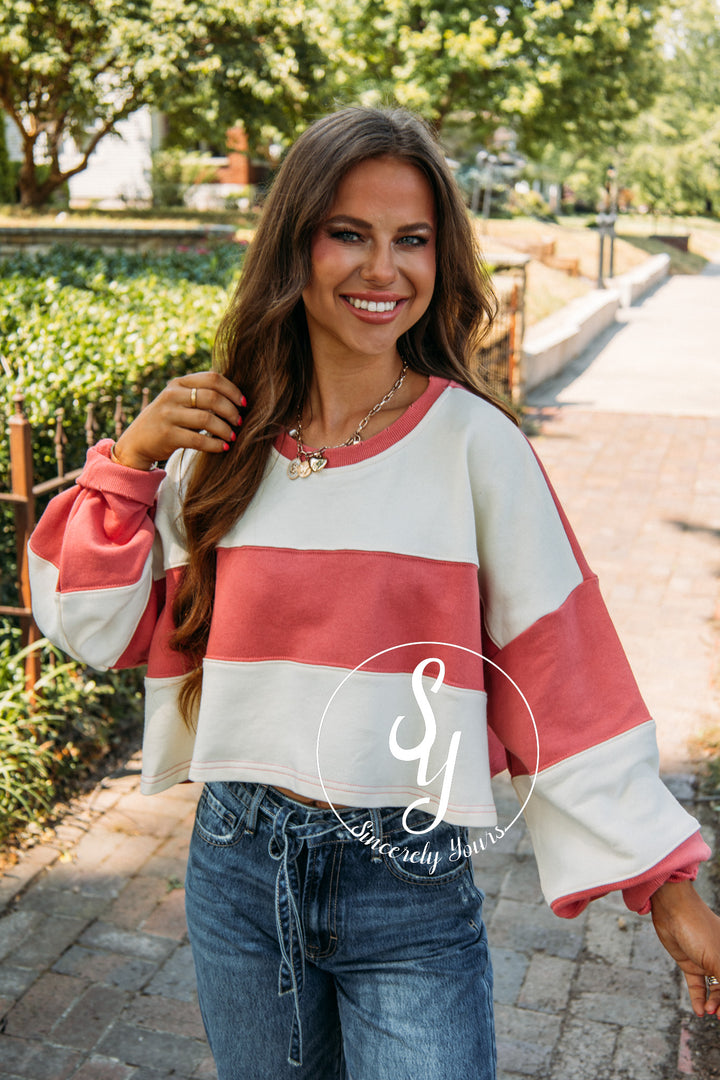 Shayla Top - Red Ivory