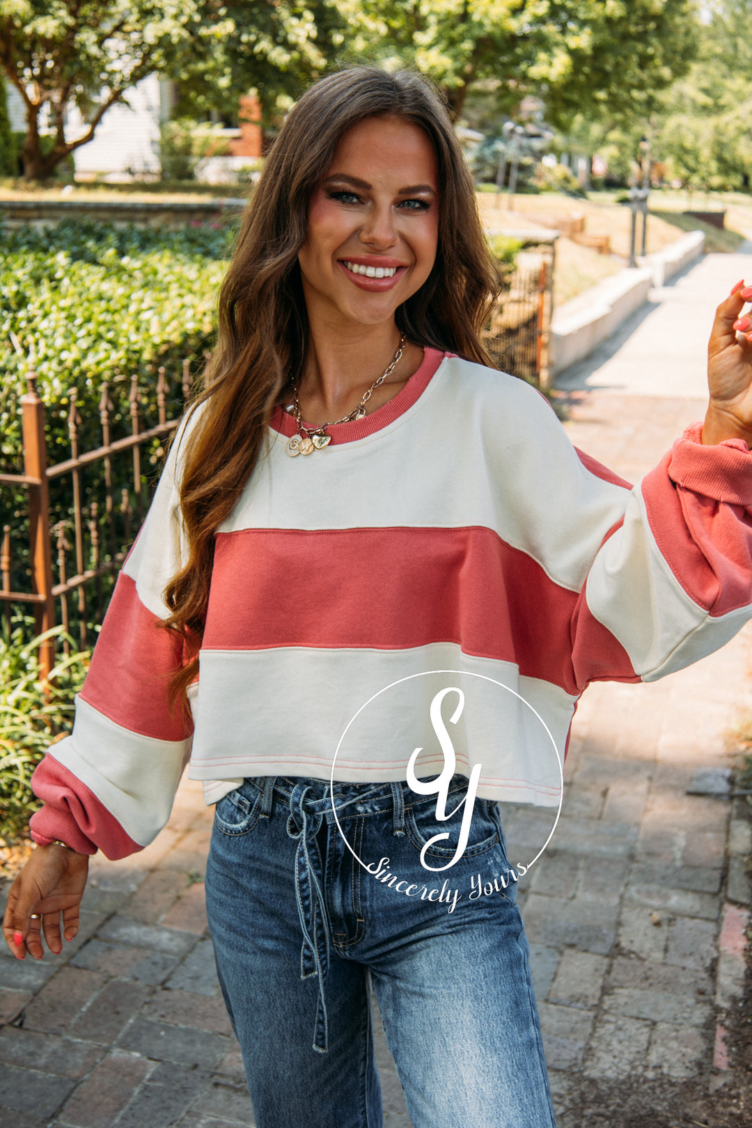 Shayla Top - Red Ivory