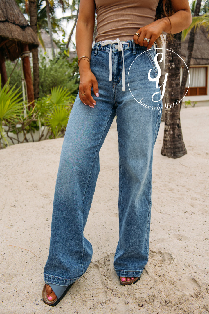 Tie It Here Denim - Lady Bird