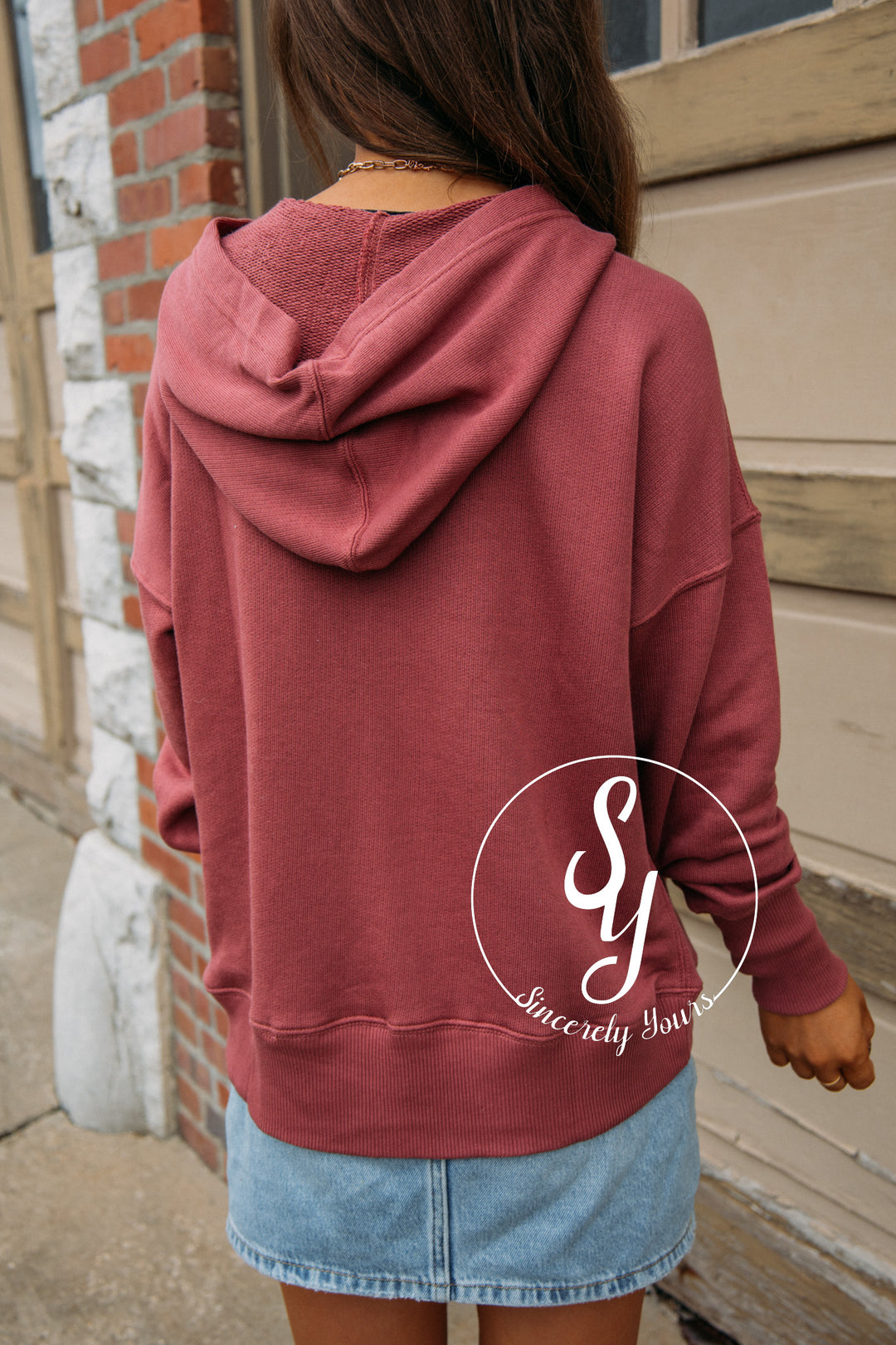 Easy Living Pullover - Marsala