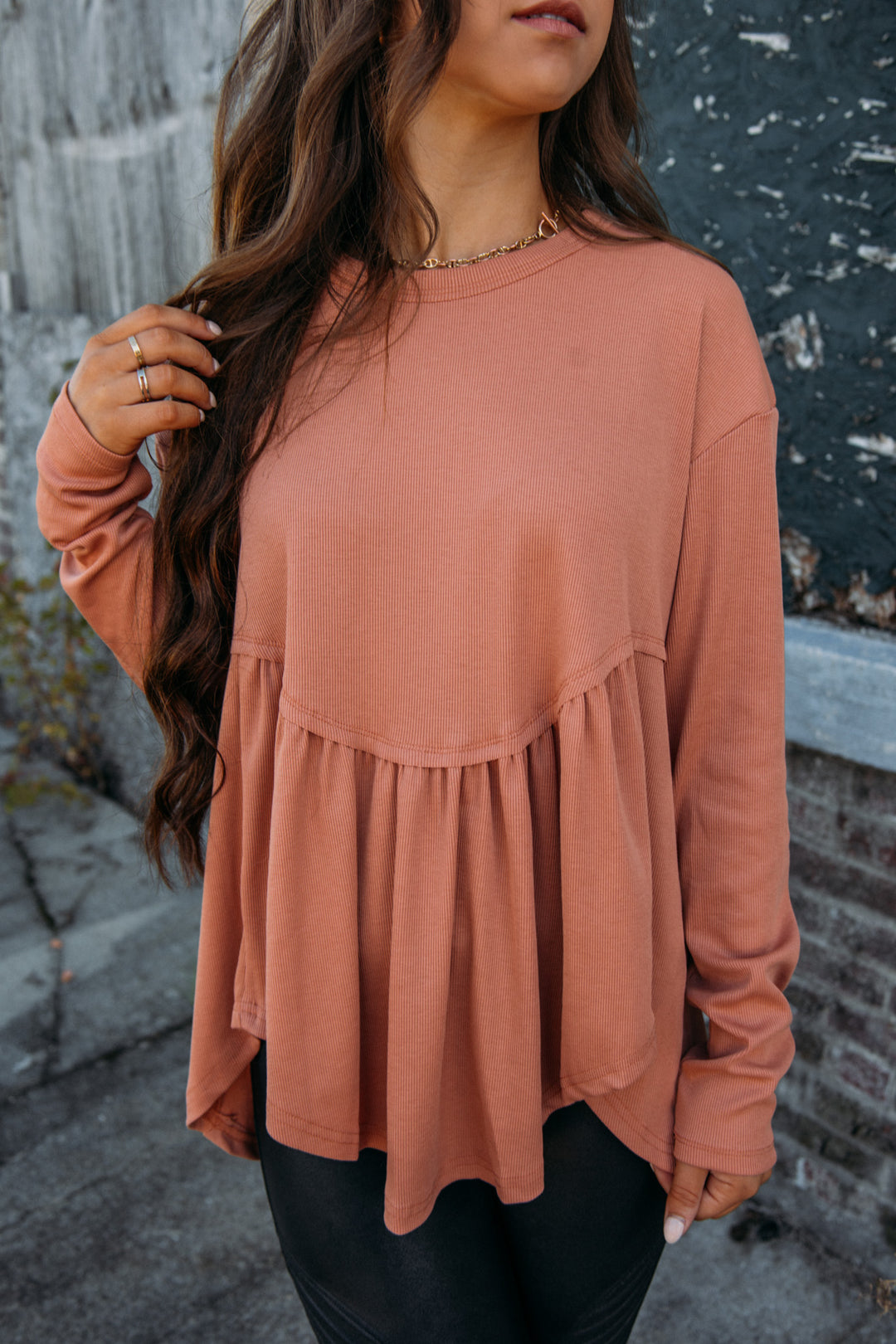 All My Heart Top - Coral