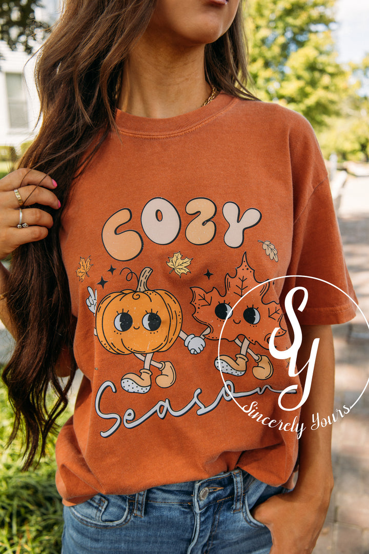 Leaf Cozy Season Graphic- Yam