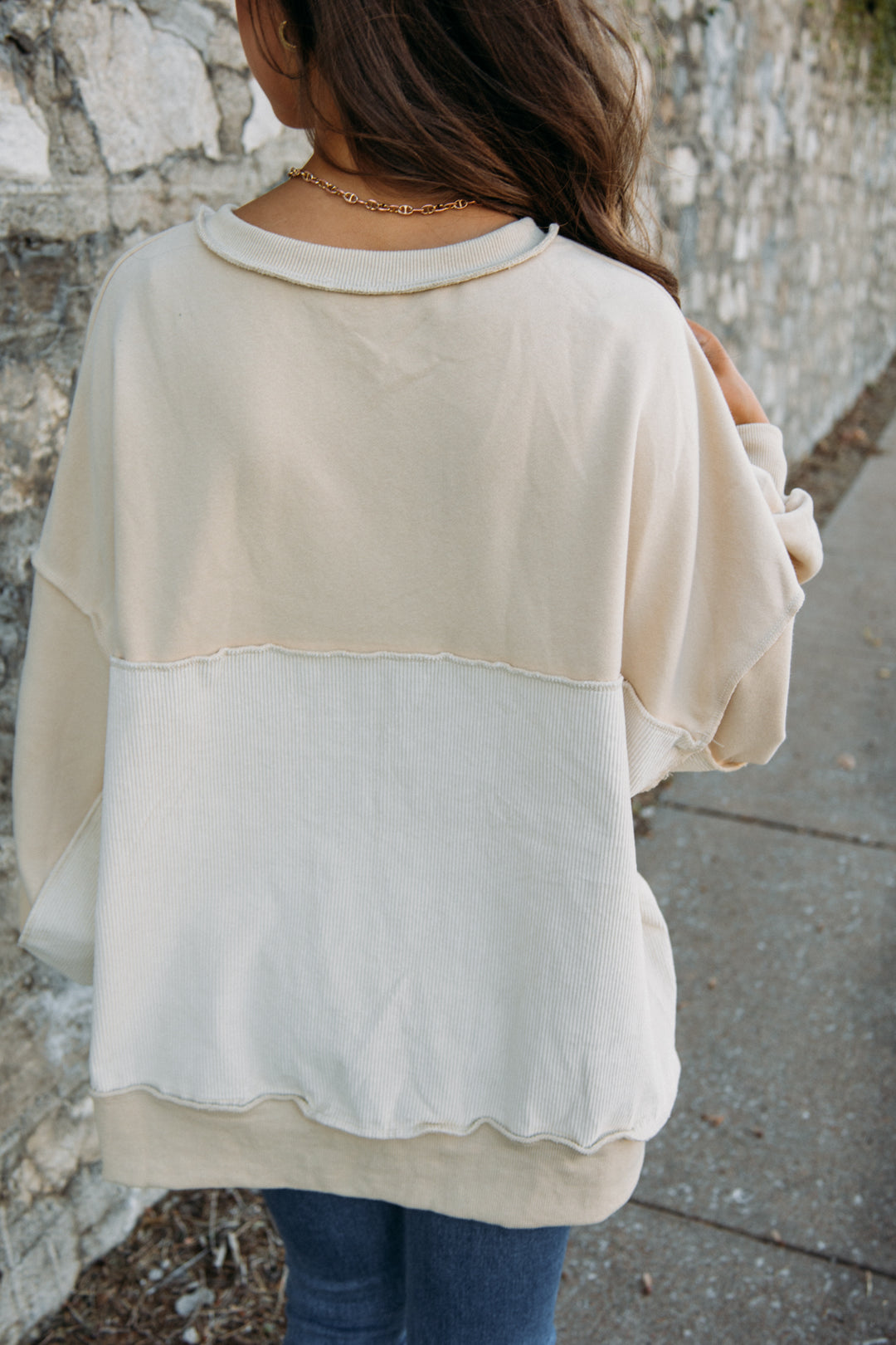 Cozy Paradise Pullover - Cream