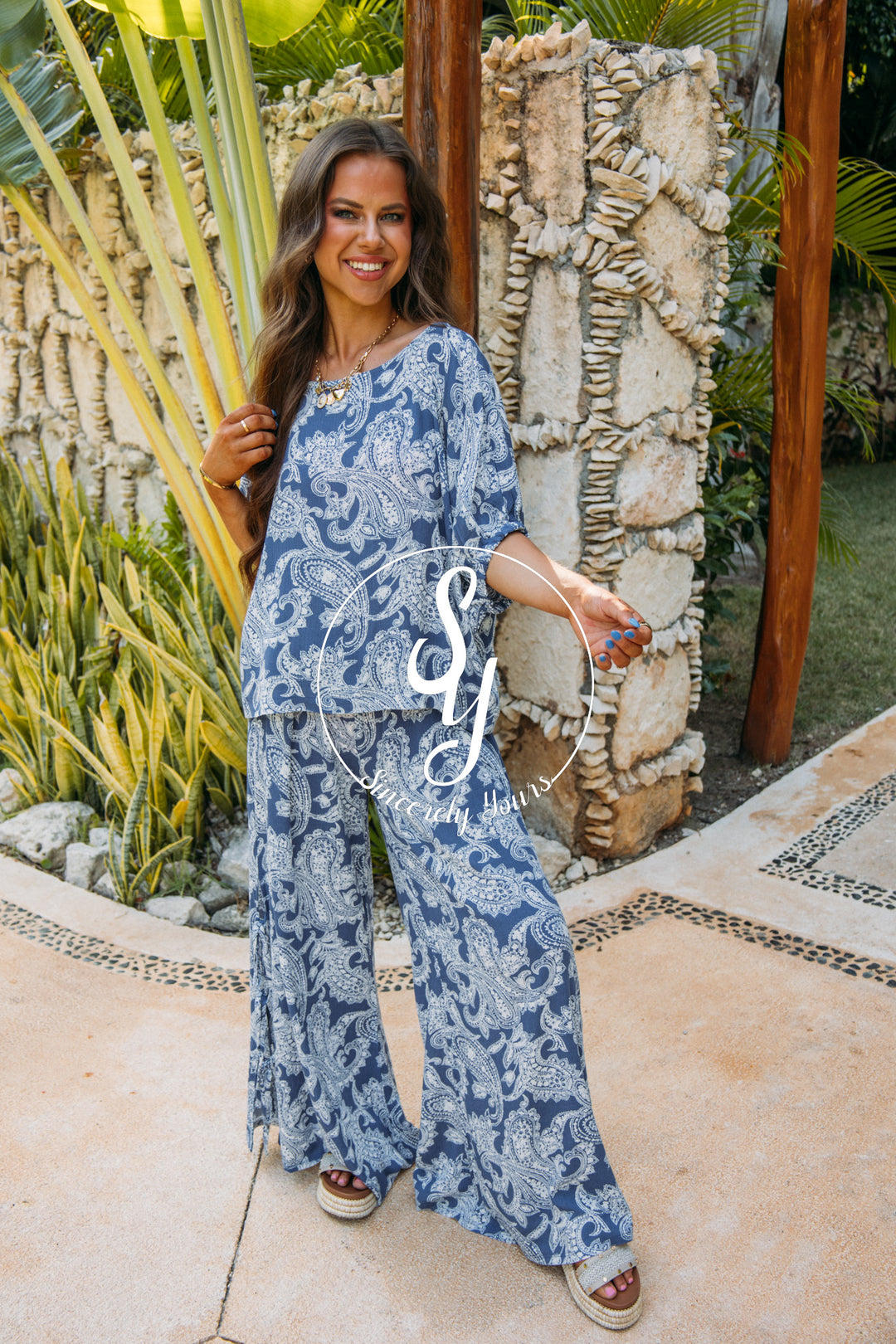 Tuscany Vibe Set- Denim