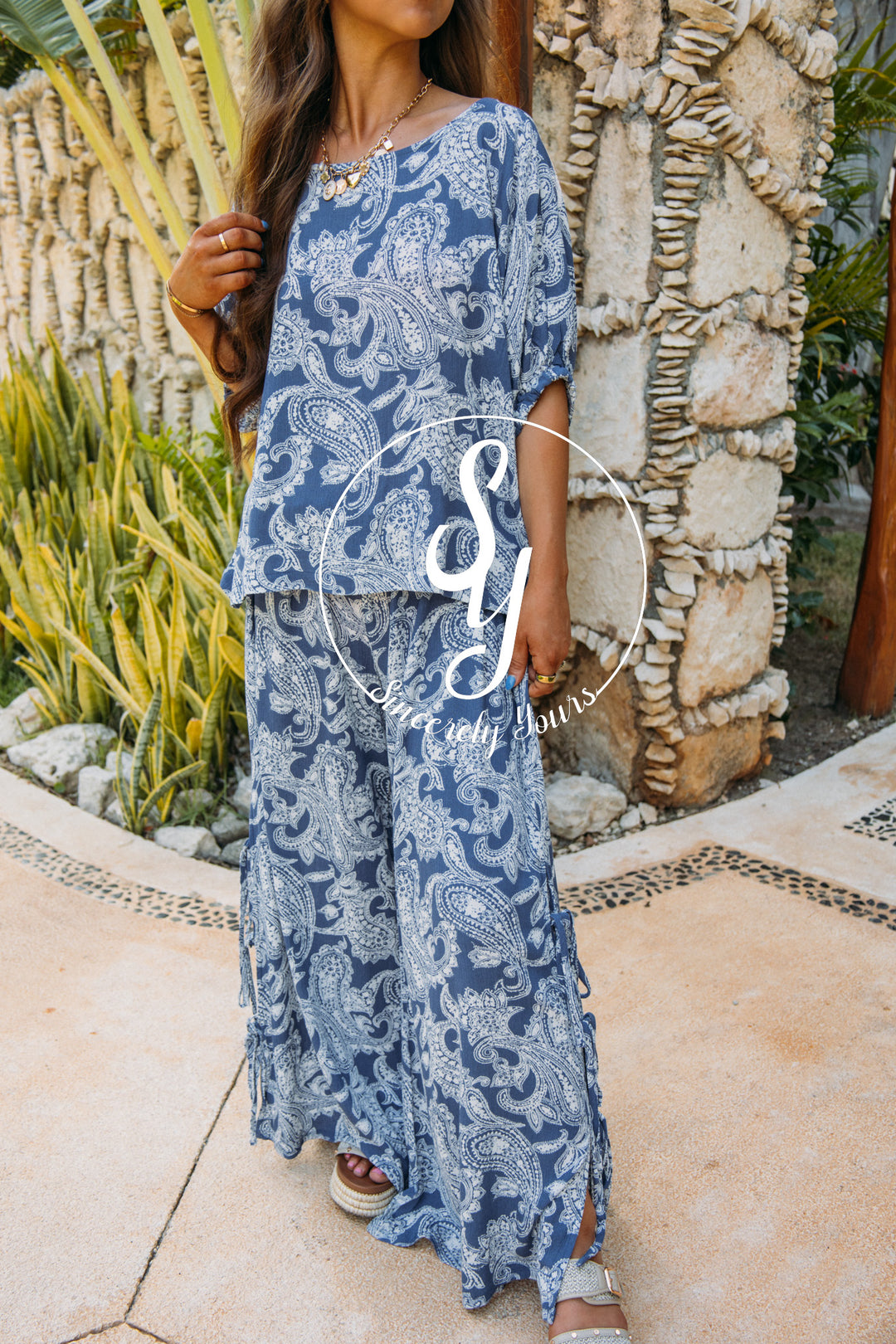 Tuscany Vibe Set- Denim
