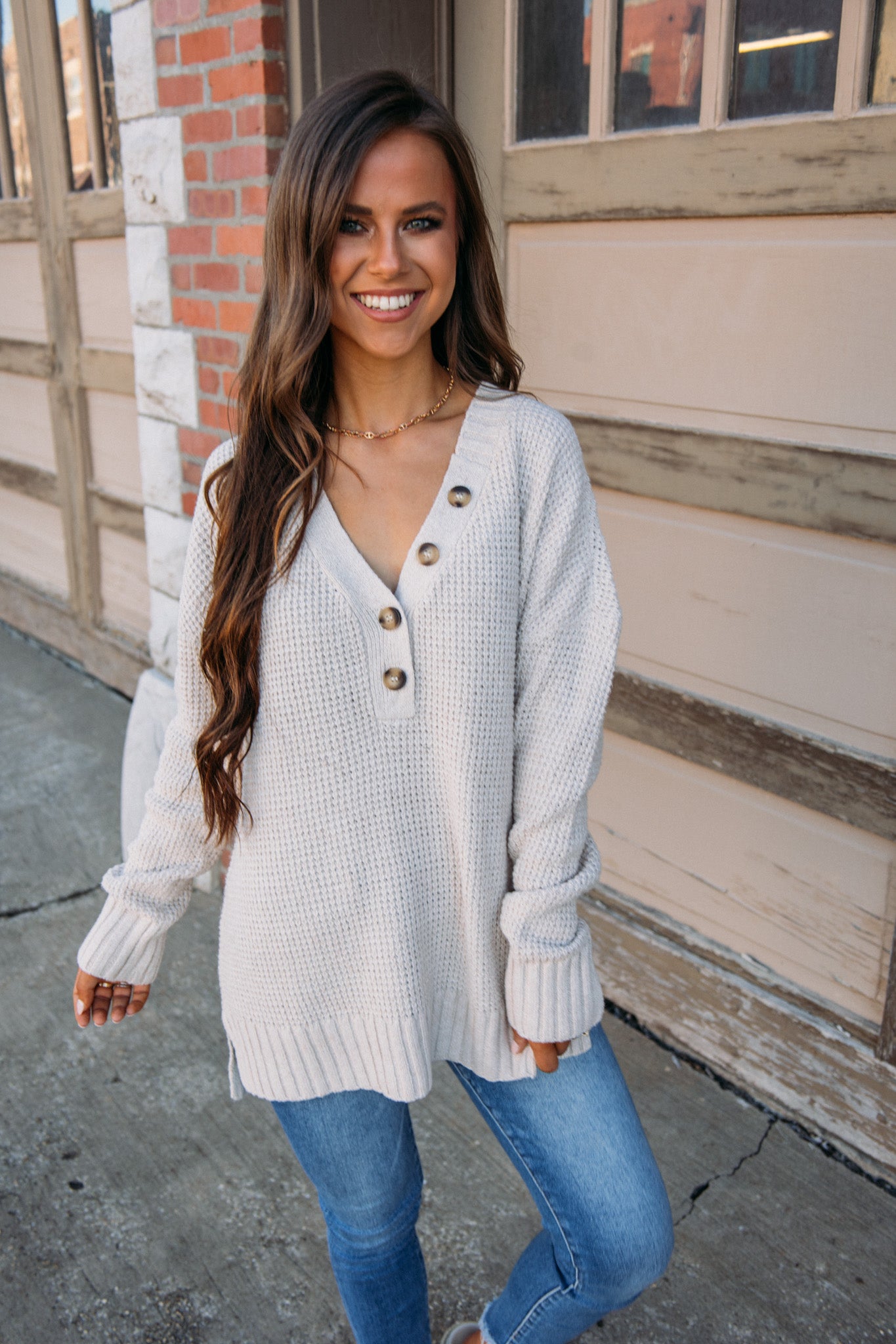 A Minute More Sweater - Oatmeal
