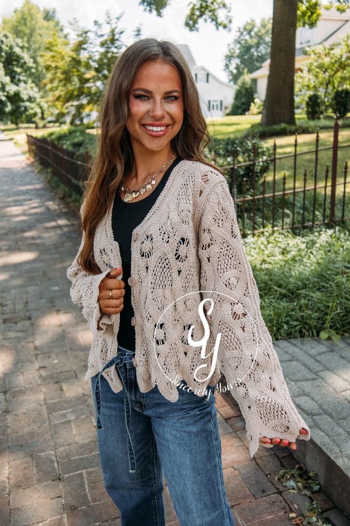 Cabin Comfort Cardigan- Mocha