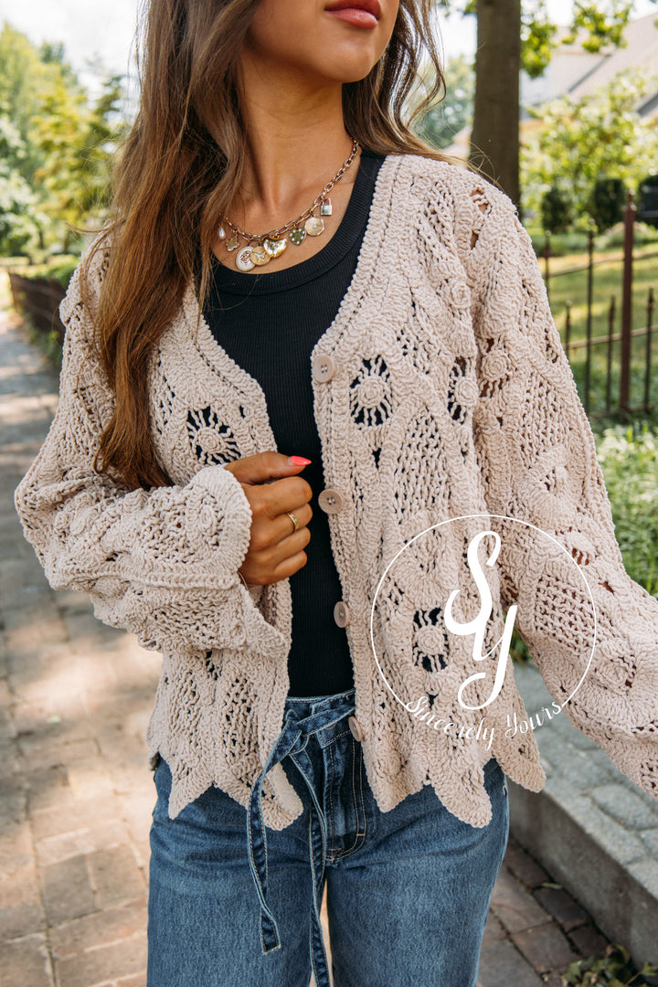 Cabin Comfort Cardigan- Mocha