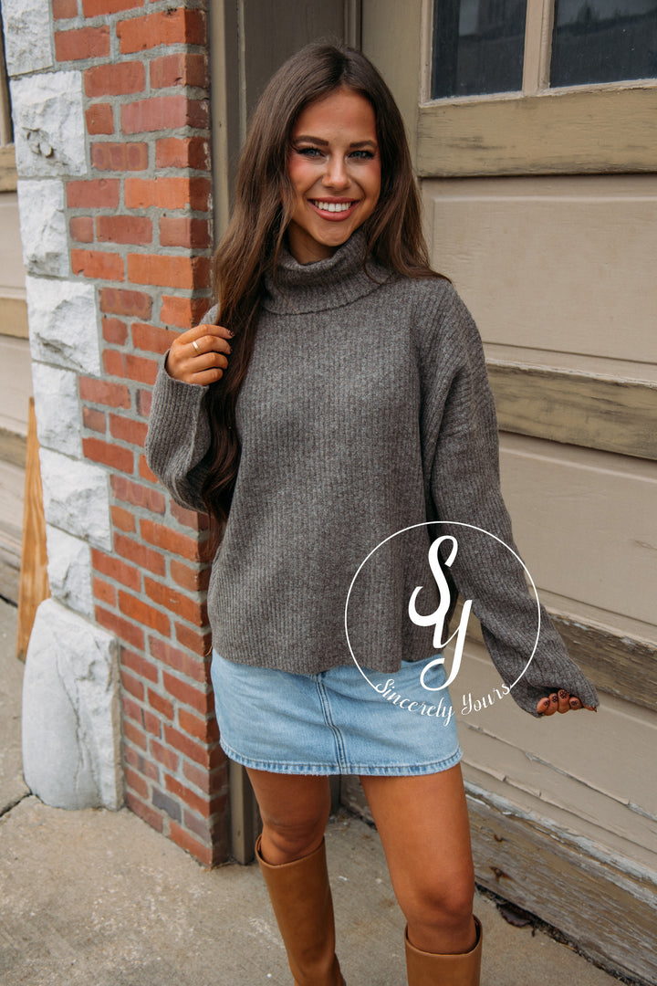 With You Sweater - Brown