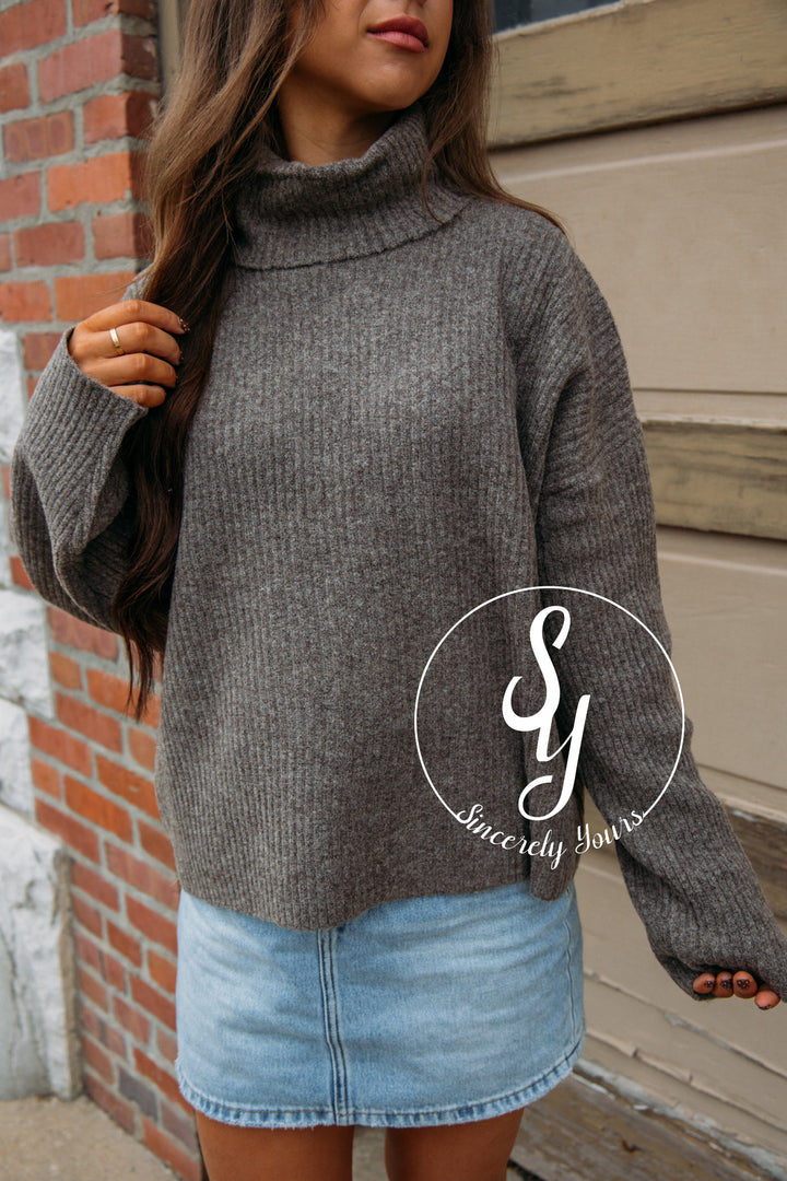 With You Sweater - Brown