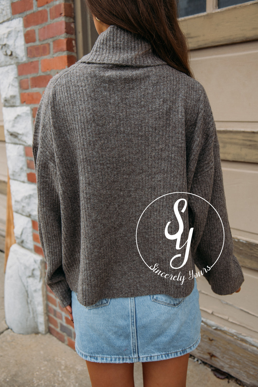 With You Sweater - Brown