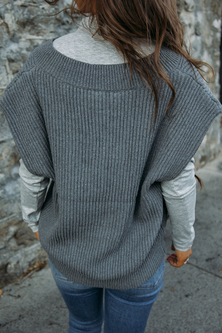 Power Move Sweater - Charcoal