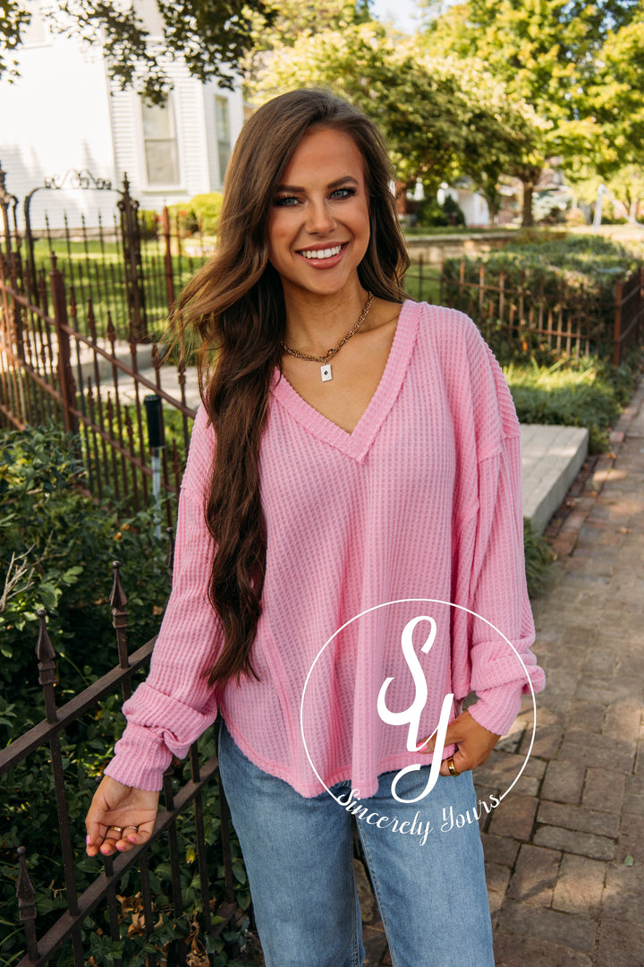 Simply Pink Top - Rose Pink