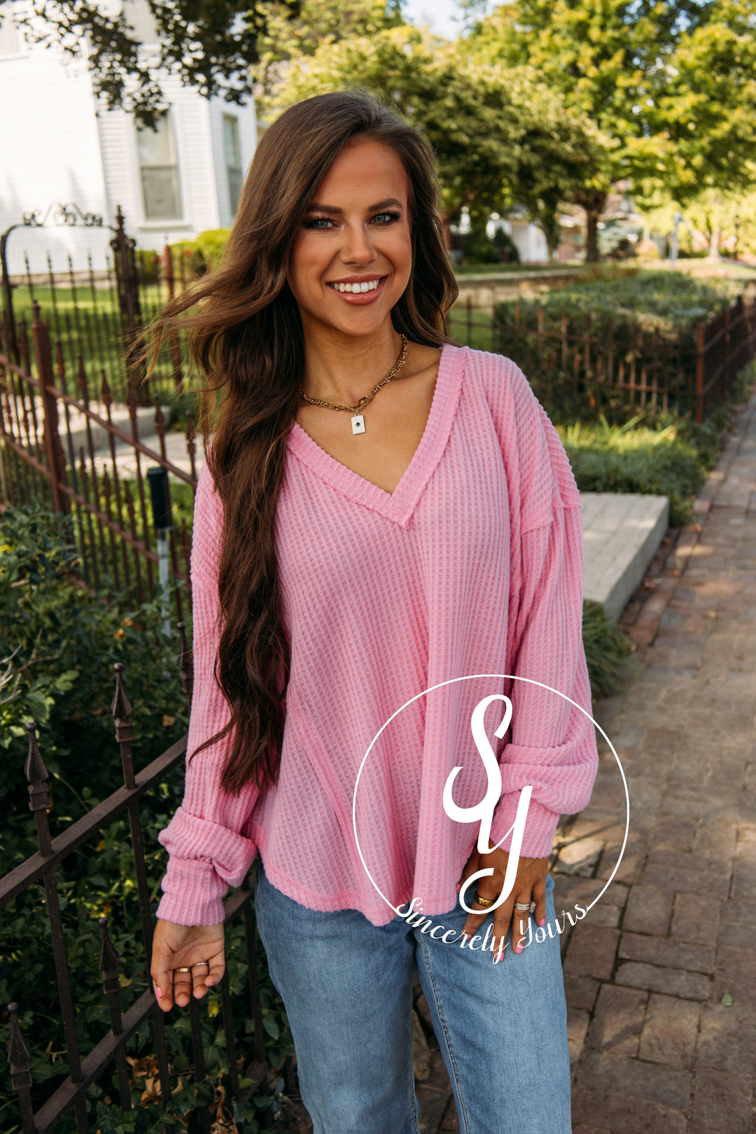 Simply Pink Top - Rose Pink