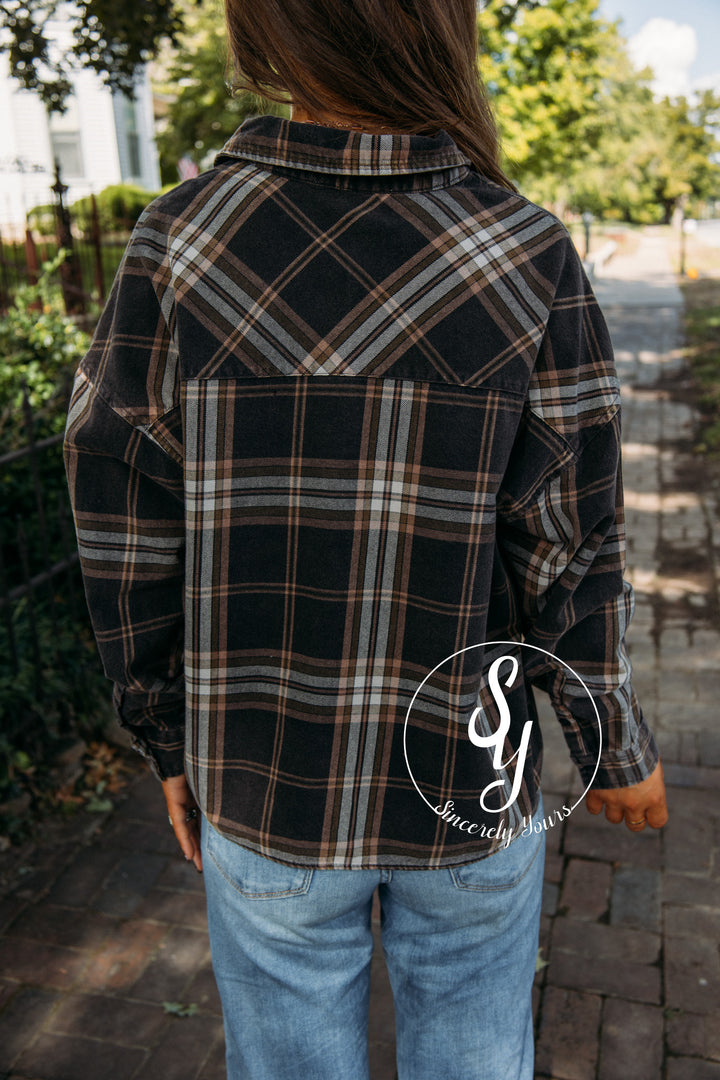 Harvest Moments Top- Black Multi