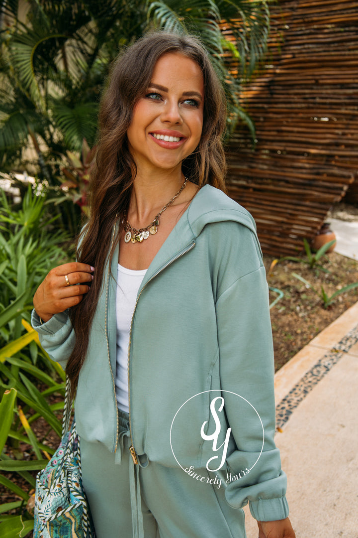 For The Chill Jacket - Sage