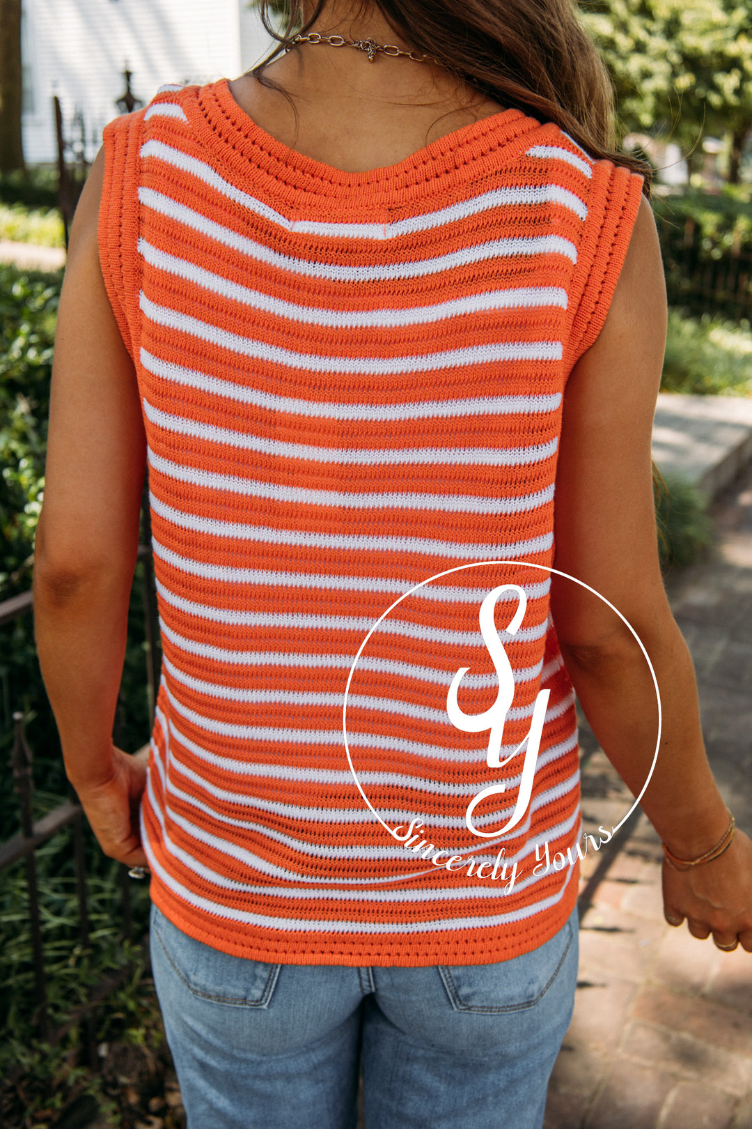 Trailside Sweater- Orange