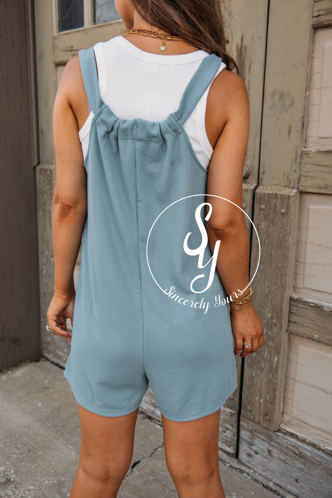 By the Shade Romper - Sage