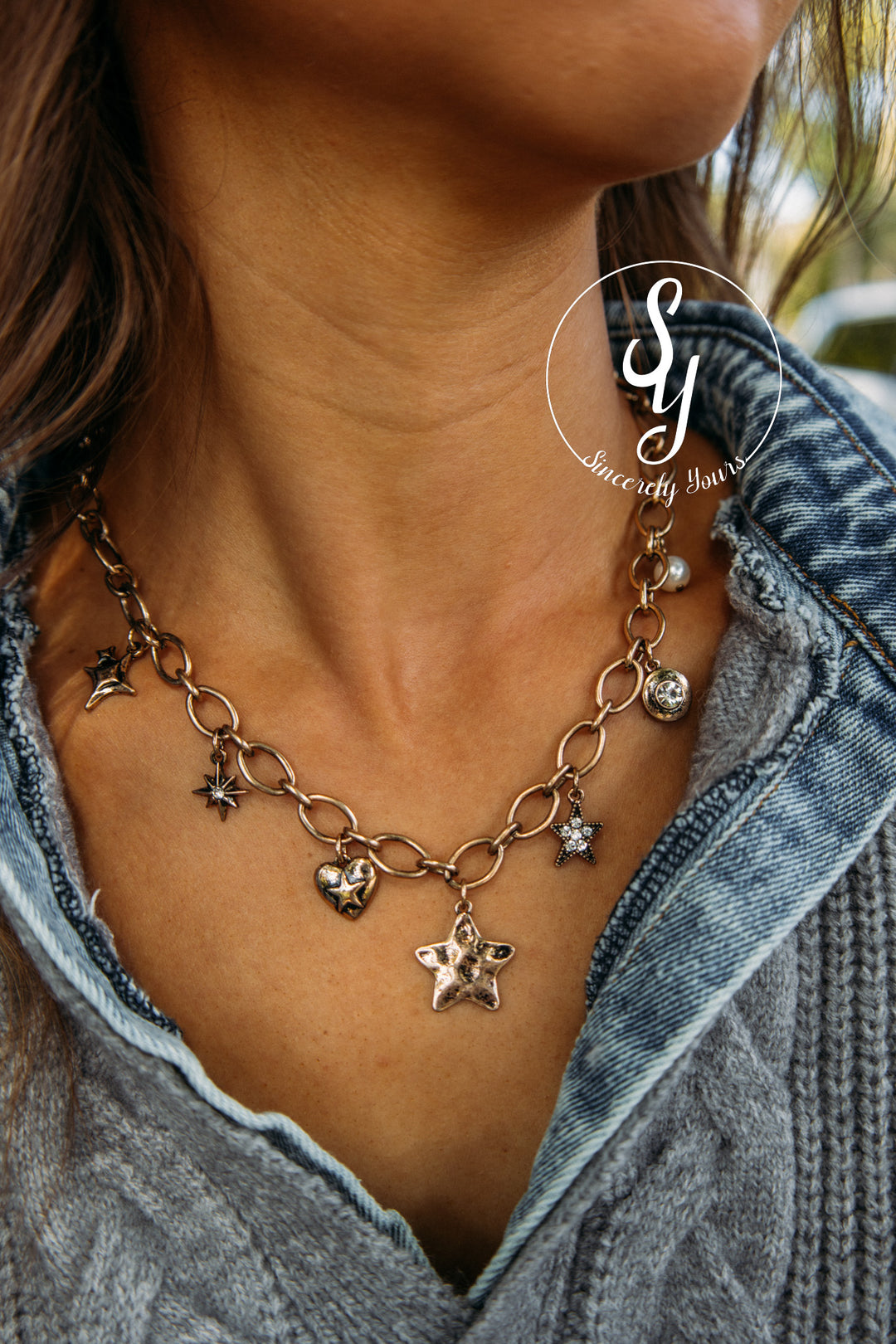 Star Of My Heart Necklace - Gold