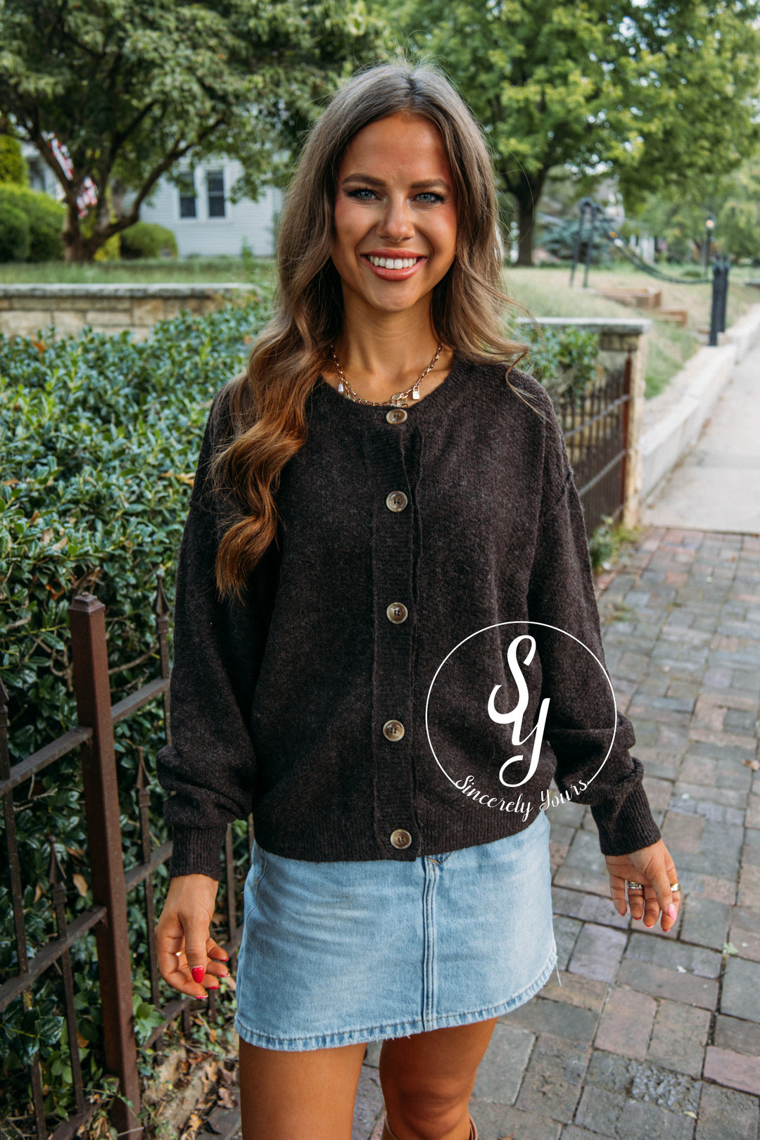 Chilly Nights Sweater- Brown