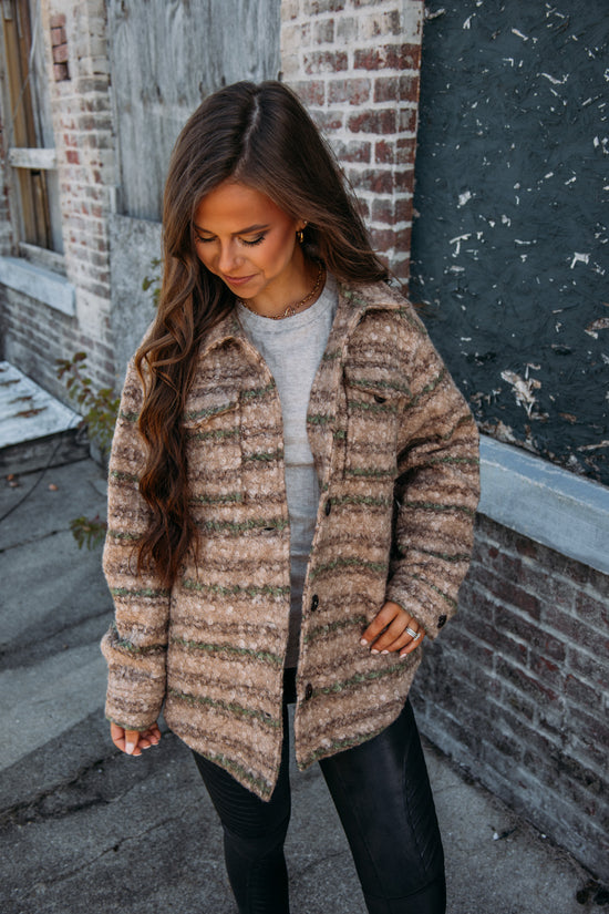Wrapped Up Jacket - Mocha