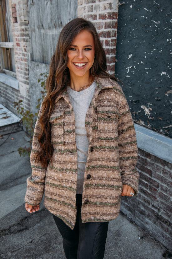 Wrapped Up Jacket - Mocha