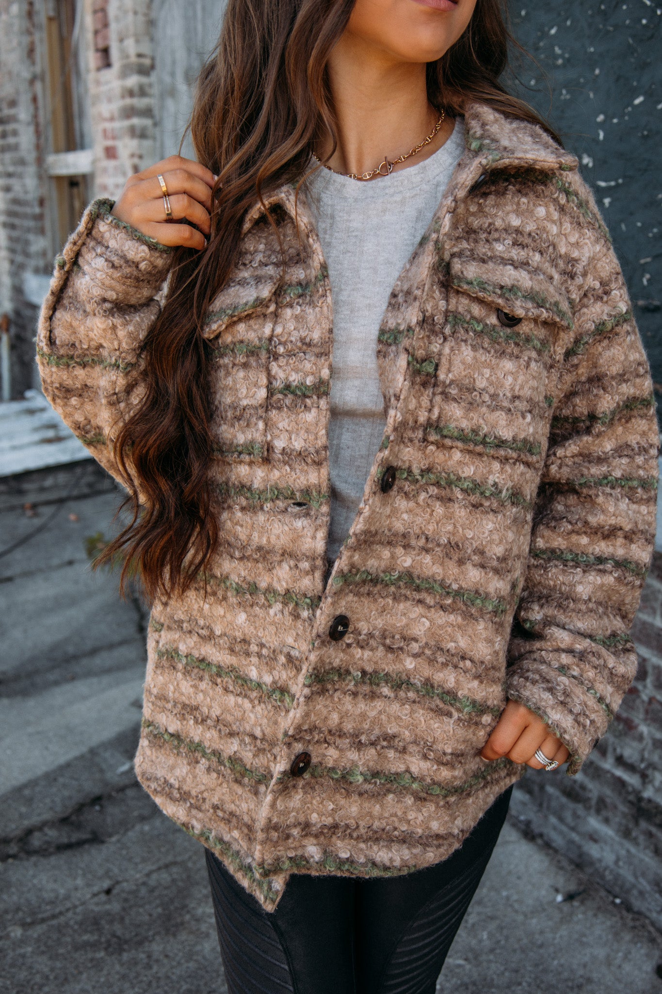 Wrapped Up Jacket - Mocha