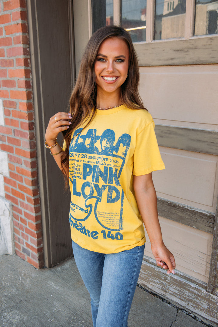 Pink Floyd Theatre 140 Graphic Tee - Yellow