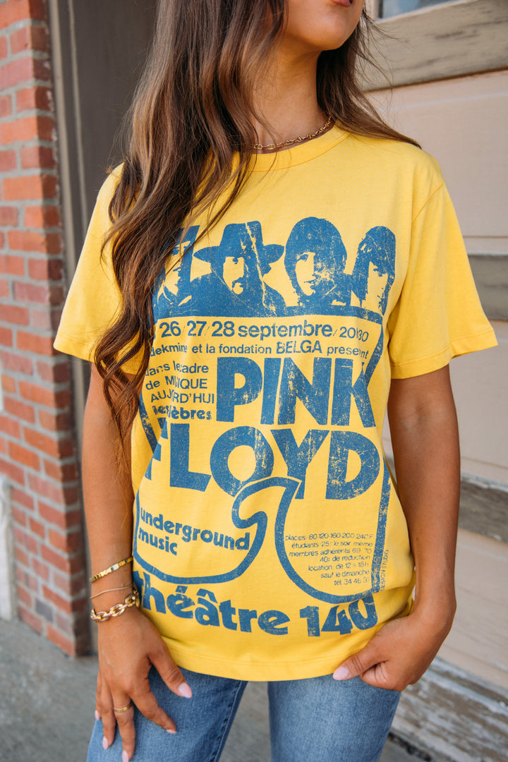 Pink Floyd Theatre 140 Graphic Tee - Yellow