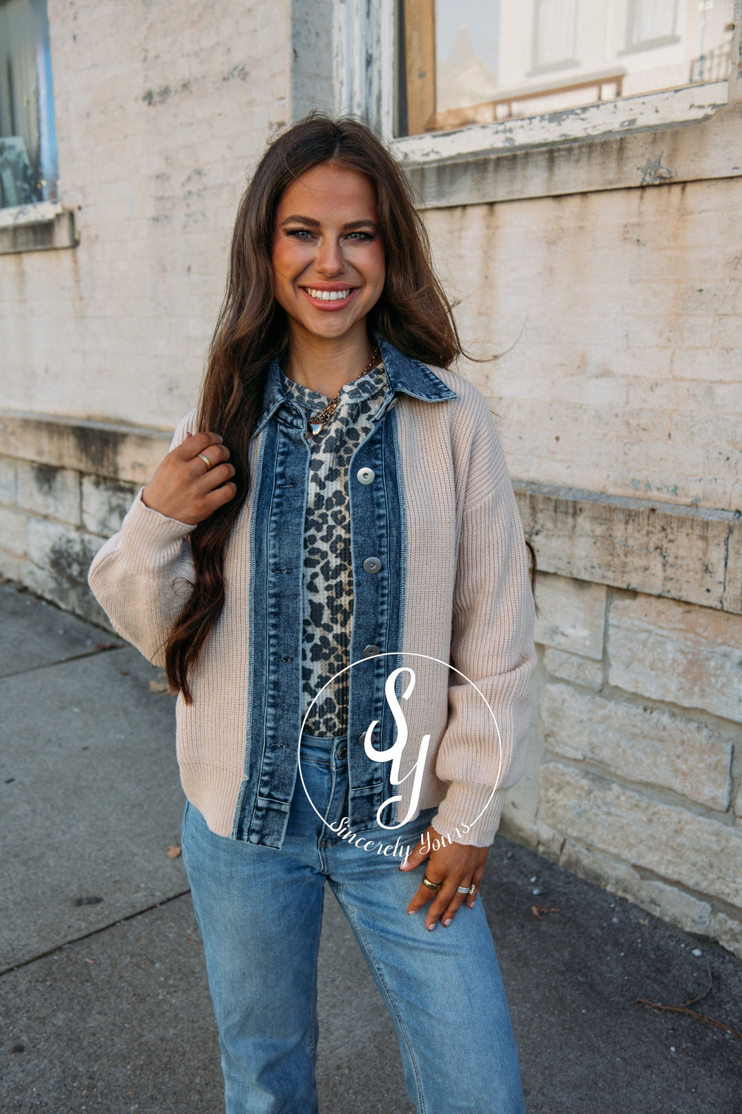 Feeling Preppy Cardigan - Beige