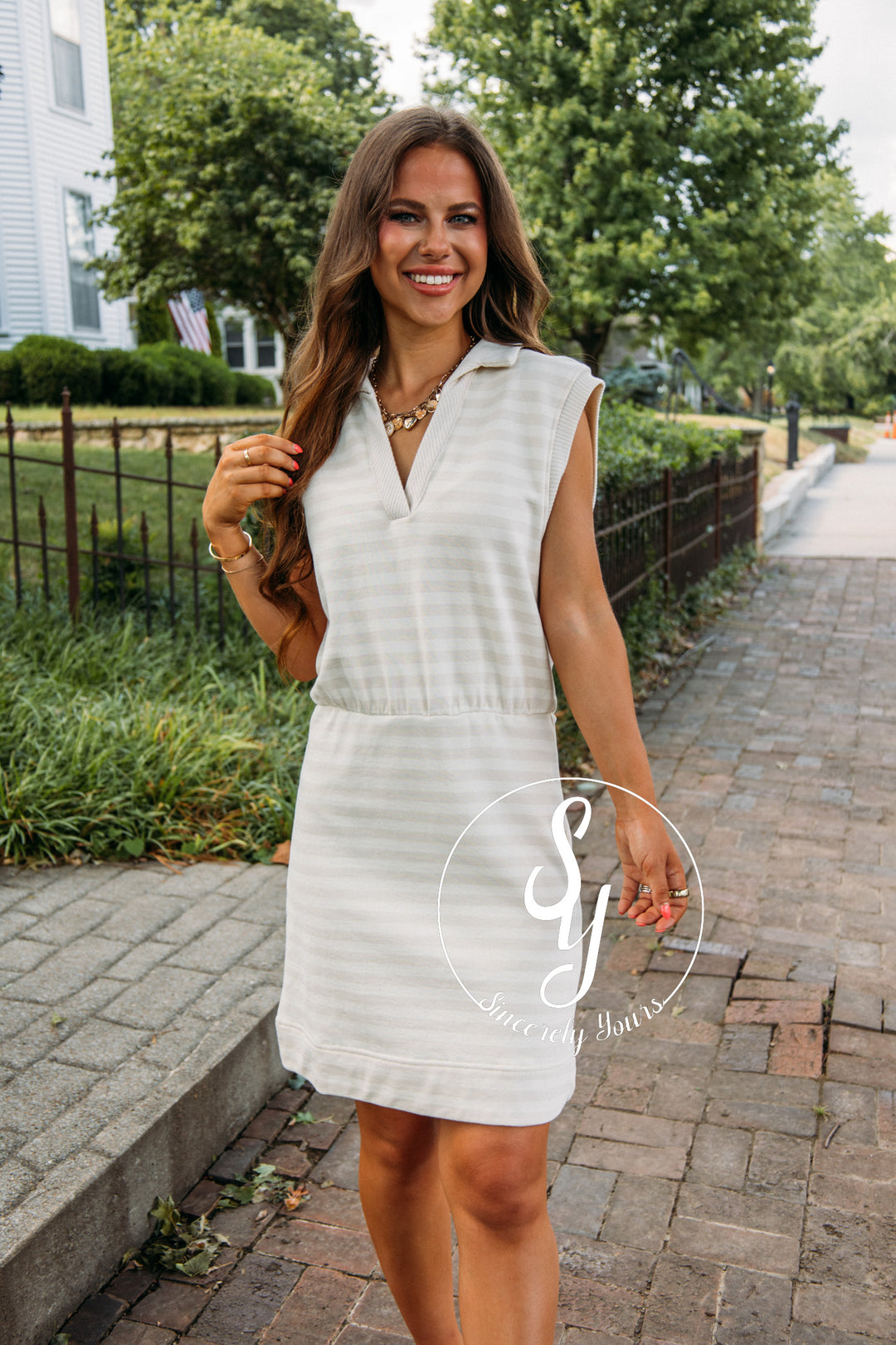 Tea Time Dress - Natural Taupe