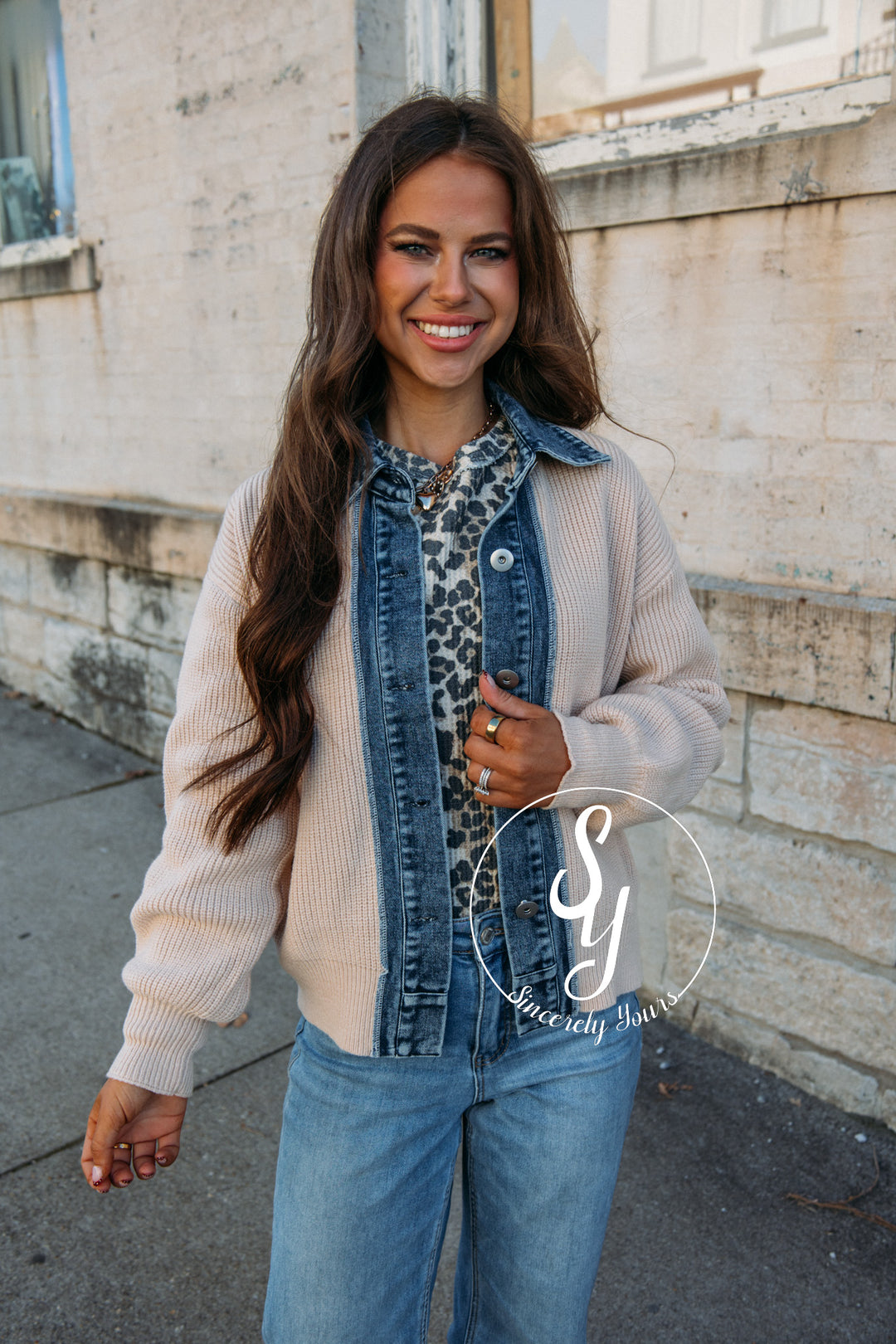 Feeling Preppy Cardigan - Beige