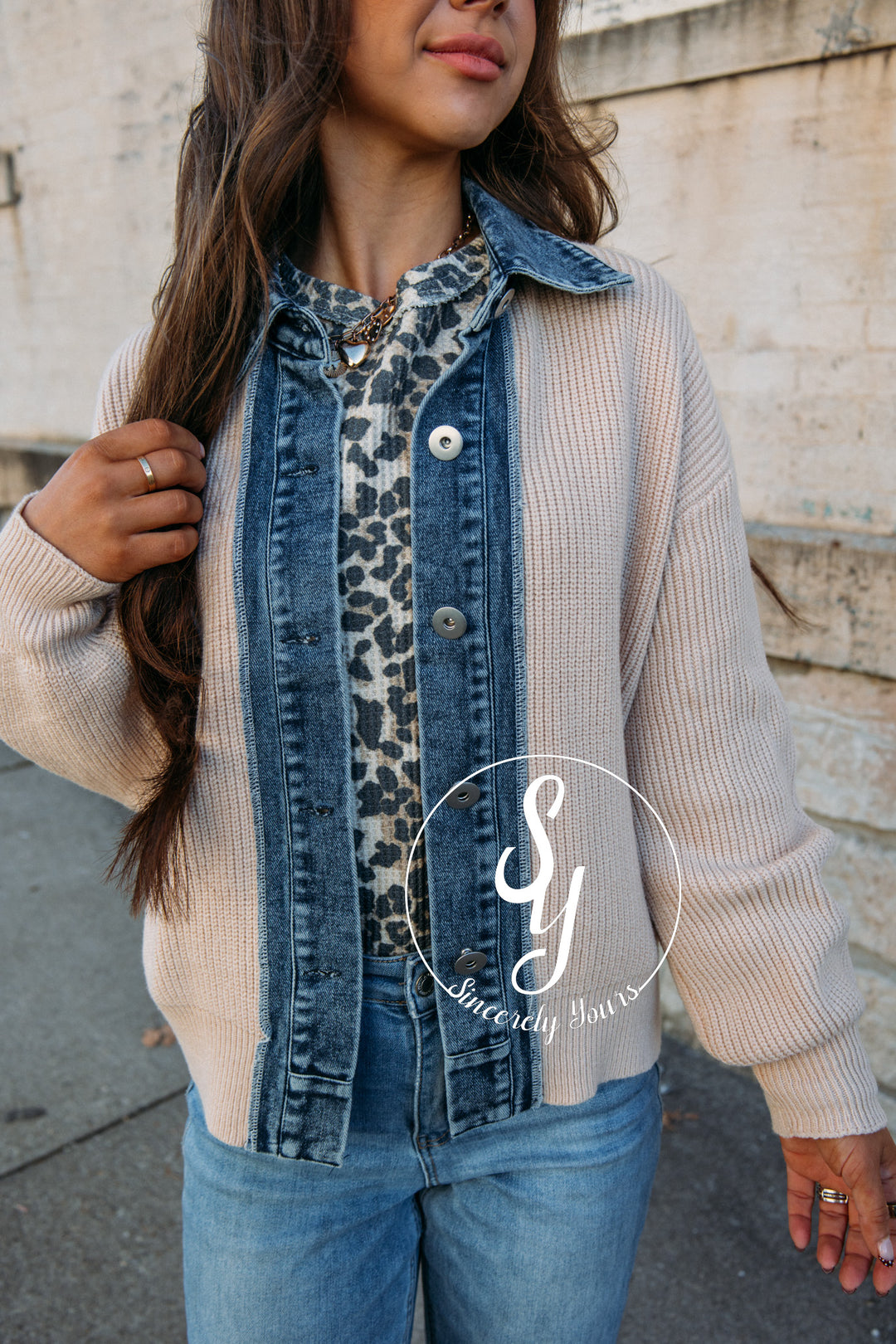 Feeling Preppy Cardigan - Beige