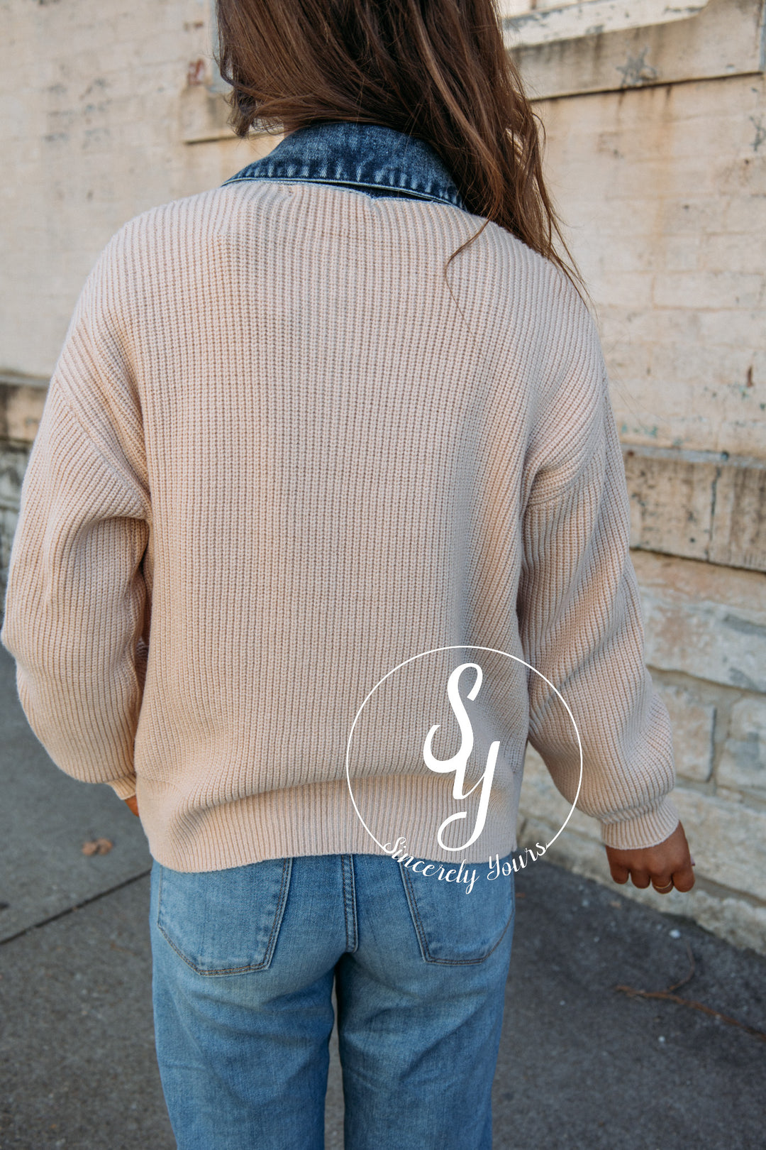 Feeling Preppy Cardigan - Beige