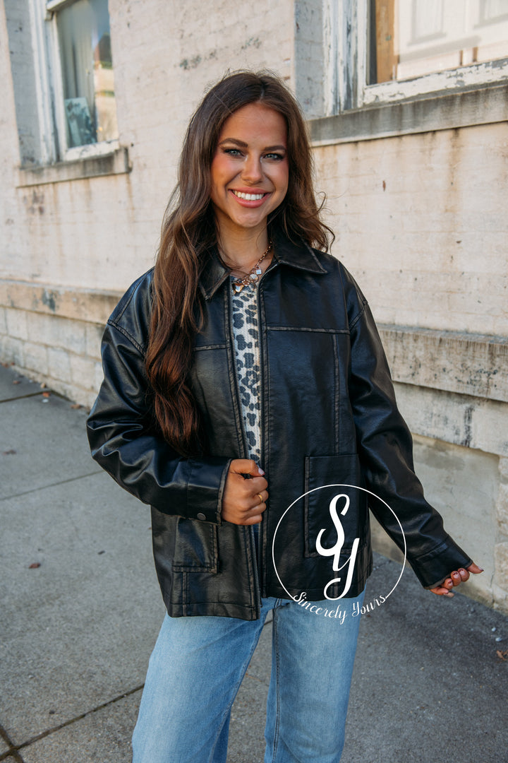 Train For It Jacket - Black