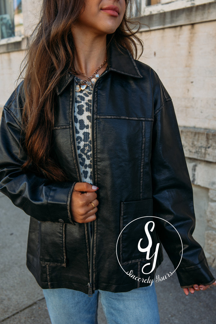 Train For It Jacket - Black