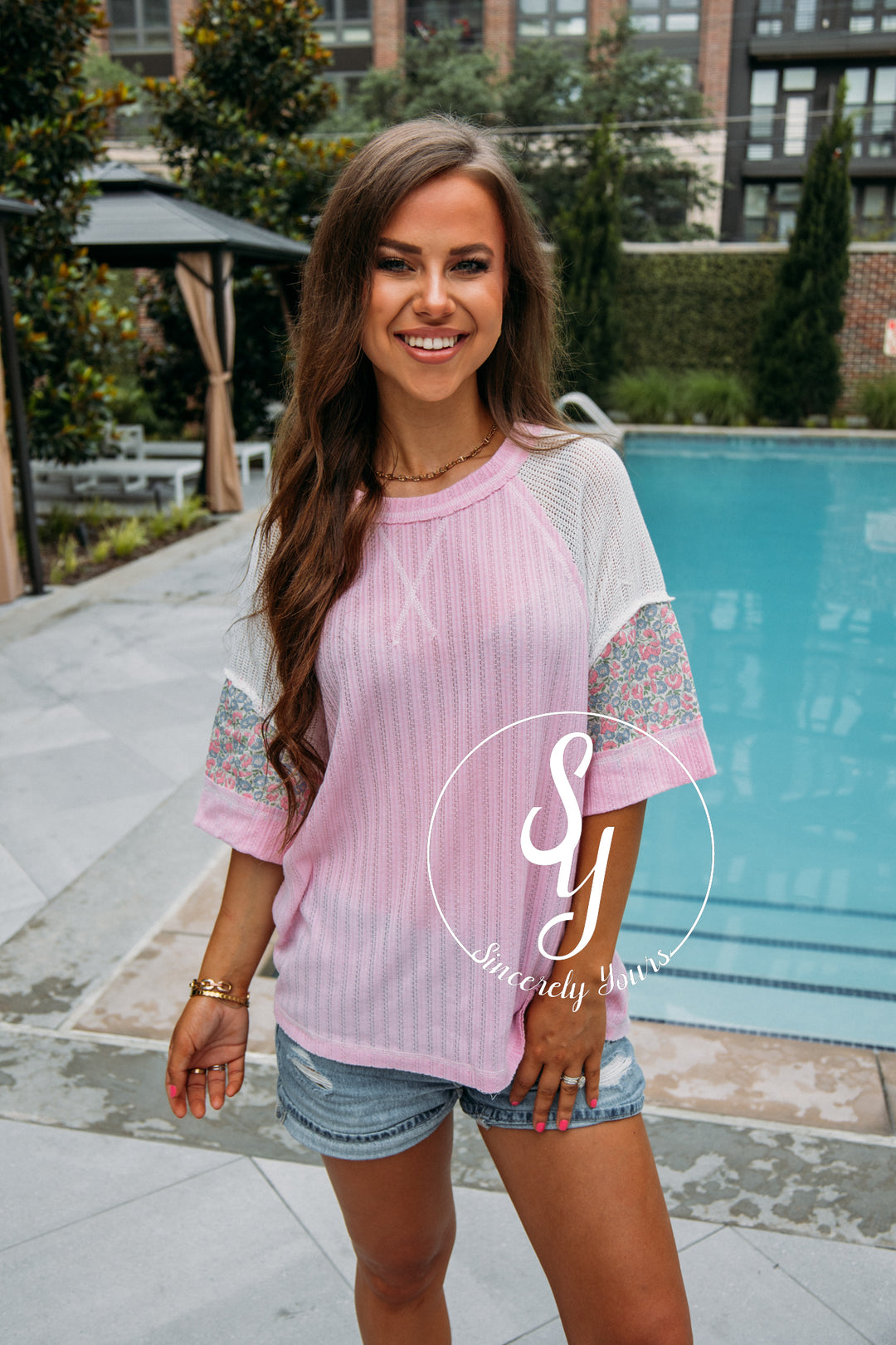 The Perfect Mix Top - Pink