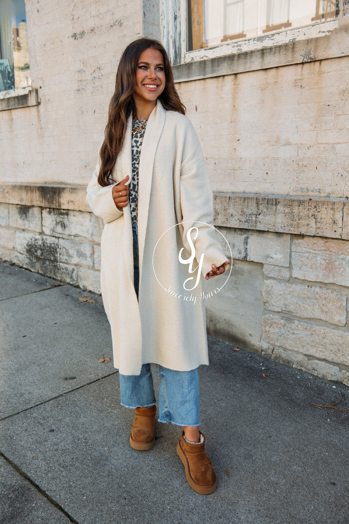 Warm Wishes Cardigan - Alpaca