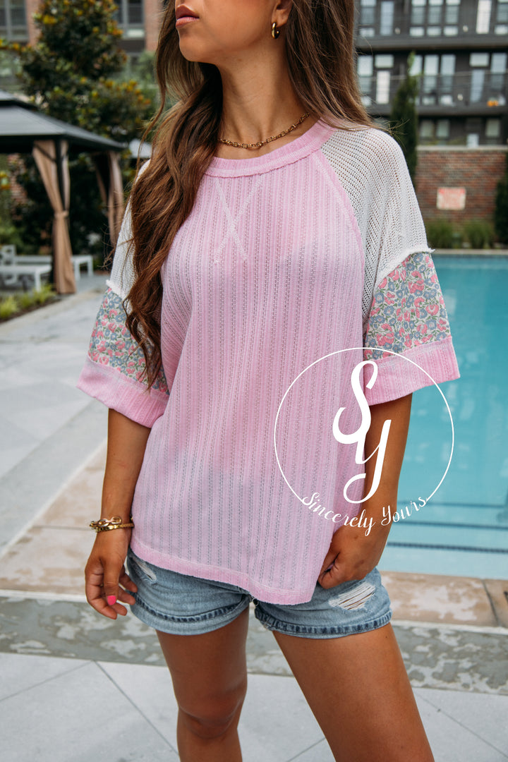 The Perfect Mix Top - Pink