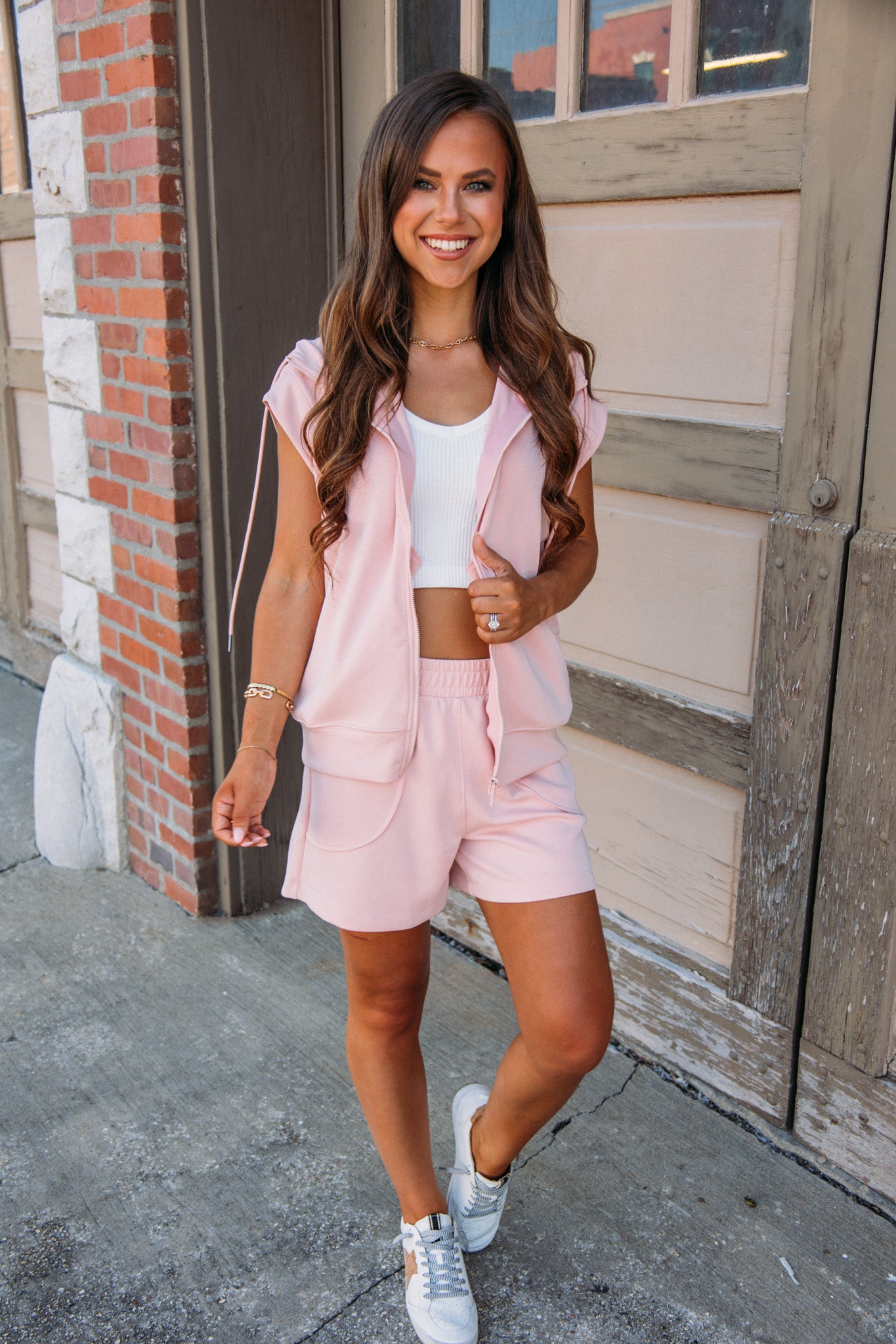 In The Moment Shorts -Pink
