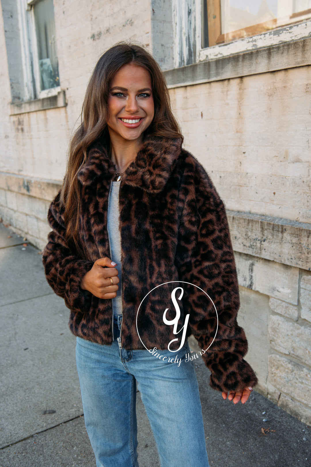 The Lux Feels Coat - Mocha/Brown Leopard
