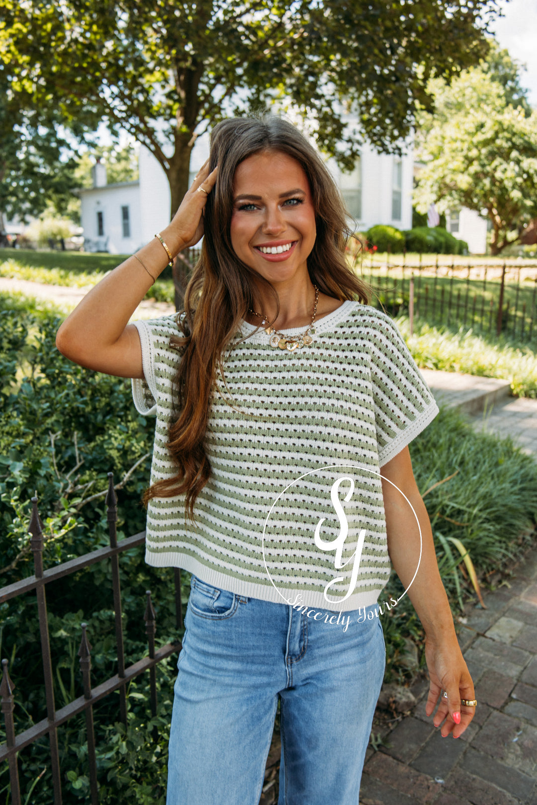 Baja Sweater- Light Olive