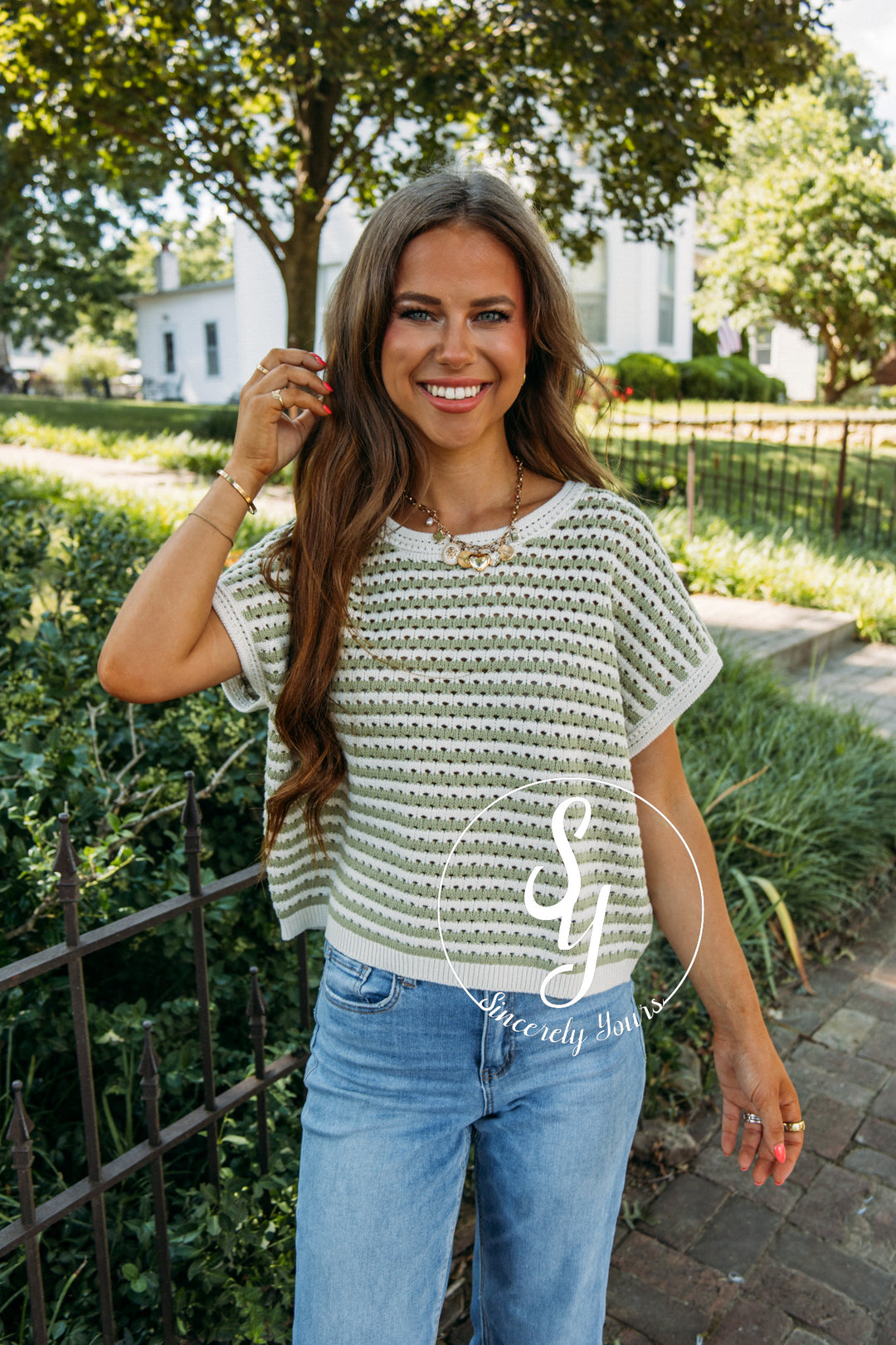 Baja Sweater- Light Olive