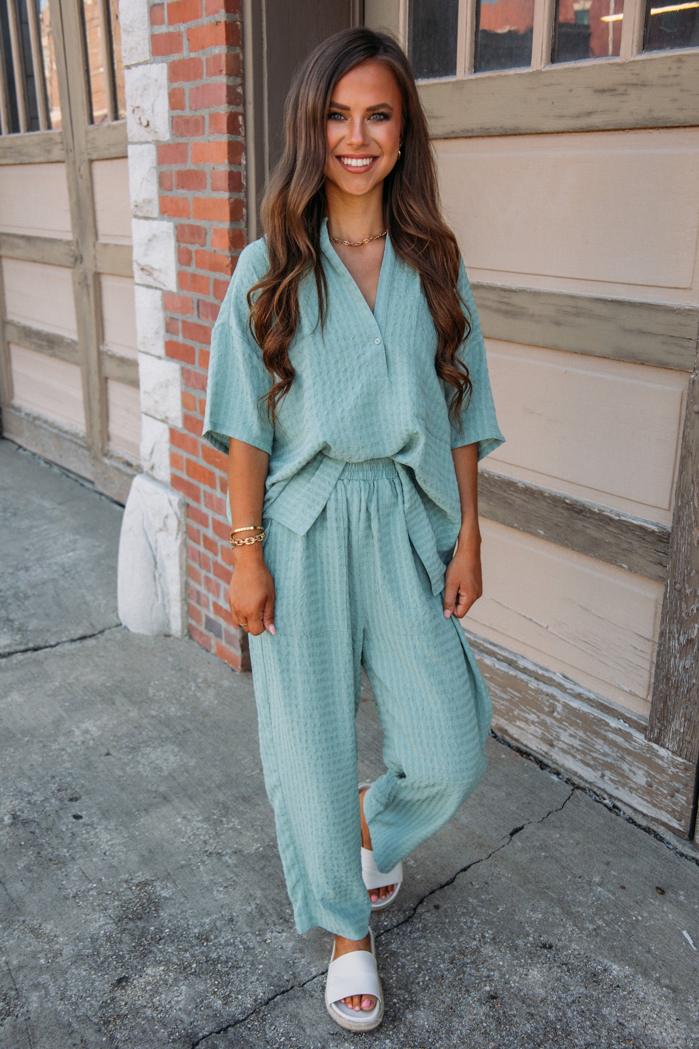Style Statement Top - Sea Glass