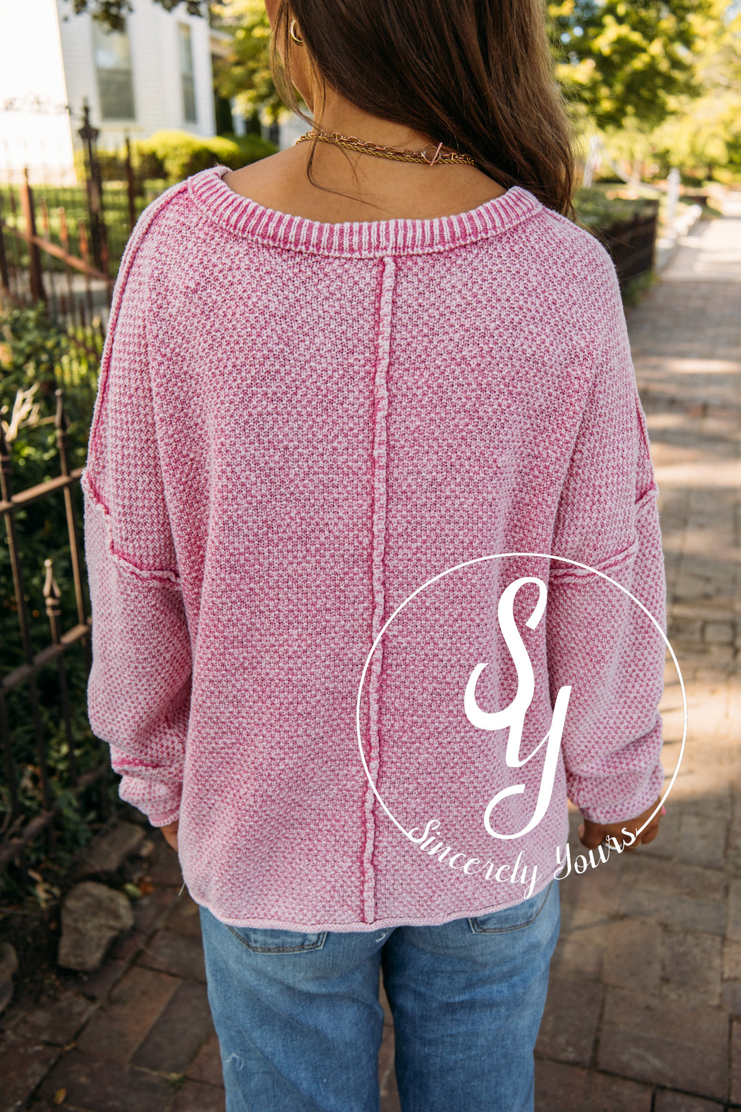 Weekender Sweater - Pink