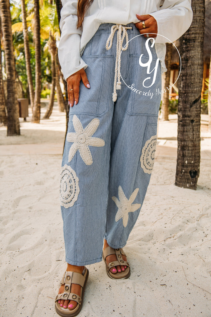 Talk About Crochet Denim - Washed Denim