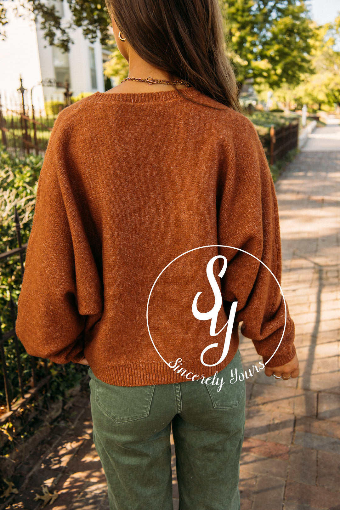 Latte Run Sweater- Chocolate